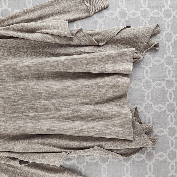 Knox Rose Crew Neck Brown Poncho Sweater Women's S/M - Picture 5 of 8